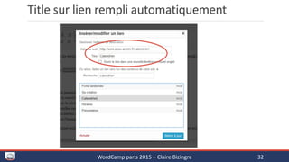 Pourquoi et comment améliorer l'accessibilité des sites WordPress - WordCamp Paris 2015 Slide 32
