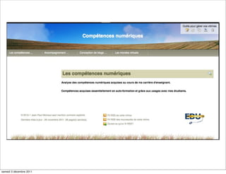 samedi 3 décembre 2011
 