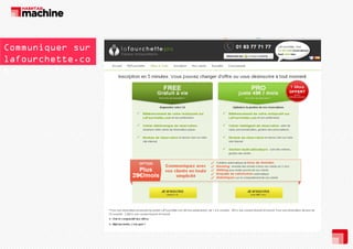 Communiquer sur
lafourchette.co
m

 