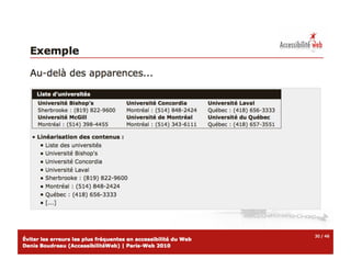 Atelier erreurs-accessibilite