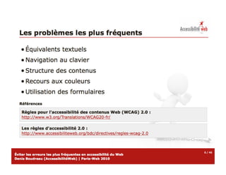 Atelier erreurs-accessibilite