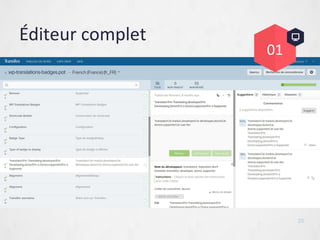 Éditeur complet
20
01
 