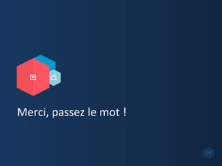 25
Merci, passez le mot !
 