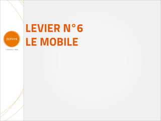 LEVIER N°6
LE MOBILE
 
