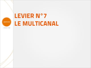 LEVIER N°7
LE MULTICANAL
 