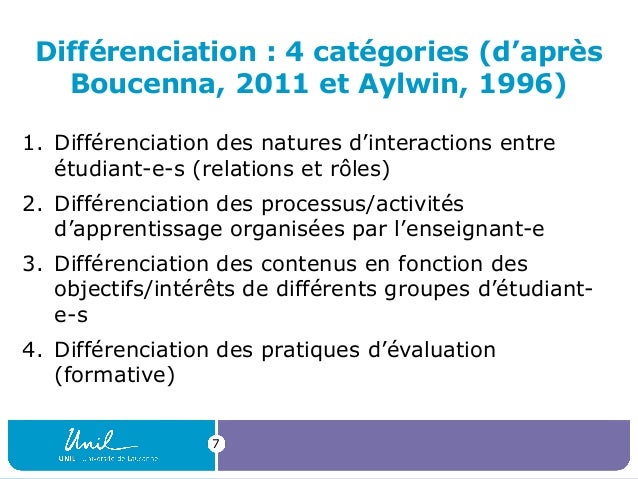 La différenciation ou comment enseigner à une classe hétérogène?