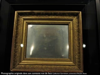 Photographie originale dans son contexte vue de face. Collection Gernsheim, université d'Austin, Texas.
 