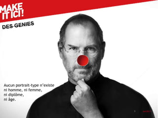 Juin20175
Aucun portrait-type n’existe
ni homme, ni femme,
ni diplôme,
ni âge.
 