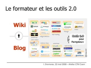 Le formateur et les outils 2.0 Wiki Blog 