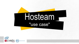 Hosteam
"use case"
 