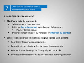 Options et coûts de livraisonPLANIFICATION STRATÉGIQUE2DÉFINIR LES OBJECTIFS DU PROJET2.3 – DIAGNOSTIQUE DE L’EXISTANTÉquipevente