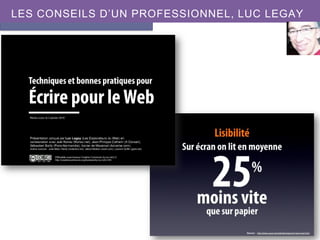 LES CONSEILS D’UN PROFESSIONNEL, LUC LEGAY
 