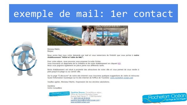 Exemple de premier contact site de rencontre