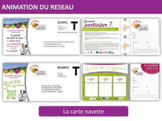 ANIMATION DU RESEAU

La carte navette

 