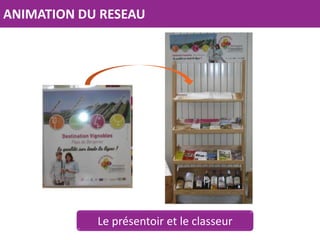 ANIMATION DU RESEAU

Le présentoir et le classeur

 