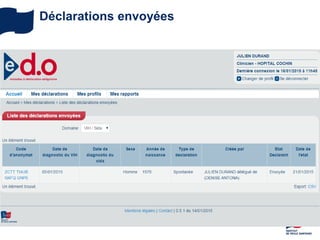 Déclarations envoyées
 