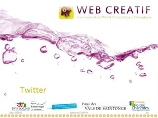 Twitter

09/12/2011       Sabrina ECHAPPE   56
 