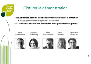  Préparer un scénario qui sera le reflet de l’activité commerciale du client