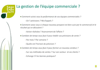  Actions prioritaires / accessoires ?