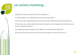 Comment vos commerciaux gère t il leurs activités ?