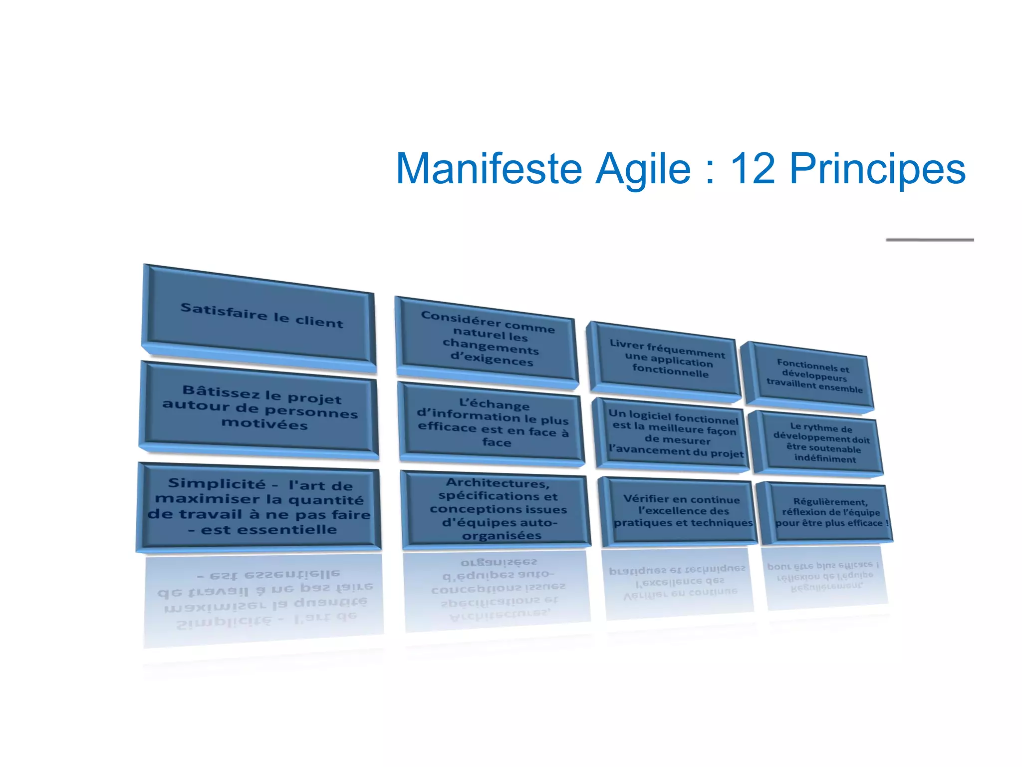 Manifeste Agile : 12 Principes
 