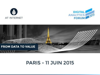 11/06/2015 – Digital Analytics Forum 2015
ANALYSE DE COHORTES
ACQUISITION ET RÉTENTION
Rémy Balangué et Jérémy Castan
1
 