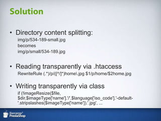 Measure first! You should know bottlenecks.Benchmark different scenarios and configsGoing Linux? Test Linux, not Win. There are differences Will have 10000 products in your store? Test your modules with db of 10000, not 5Is a 1% improvement worth of additional work?What about 5%? 10%?Try to estimate coding cost vs. hardware costSometimes it's just cheaper to add RAMWhat to optimize?