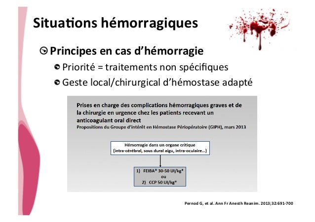 Symposium Boehringer-Ingelheim - Comment je gère les hémorragies sou…