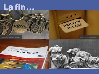 12
La fin…
CC BY 2.0 // Flickr // BTC Keychain Flickr CC BY 2.0 // Josh Hallett
 
