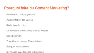 Atelier content marketing - SMC Tunisia