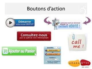 Boutons d’action
 