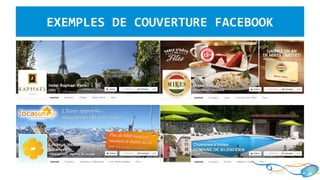 EXEMPLES DE COUVERTURE FACEBOOK
 
