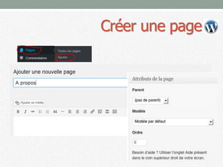 Créer une page
 