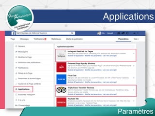 Applications
Paramètres
 
