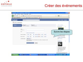 Créer des événements Suivre les étapes 
