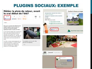 PLUGINS SOCIAUX: EXEMPLE
 