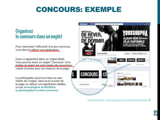CONCOURS: EXEMPLE
29
 