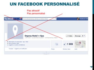 UN FACEBOOK PERSONNALISÉ
Pas attractif
Pas personnalisé
4
 
