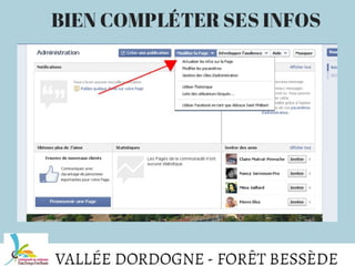 Atelier facebook vallée dordogne foret bessède