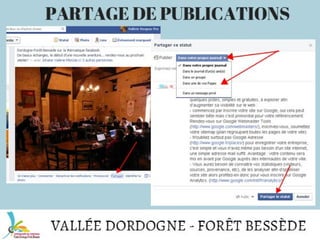 Atelier facebook vallée dordogne foret bessède
