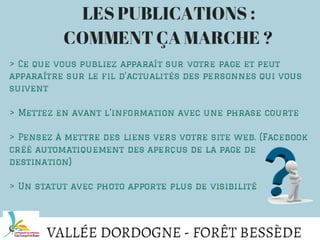 Atelier facebook vallée dordogne foret bessède