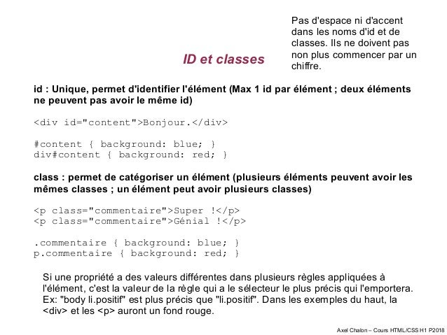 Cours HTML/CSS