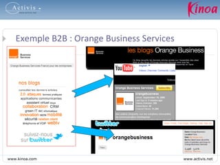 Exemple B2B : Orange Business Services  