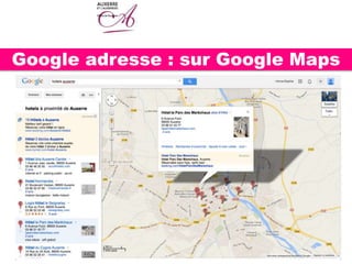 Google adresse : sur Google Maps
 