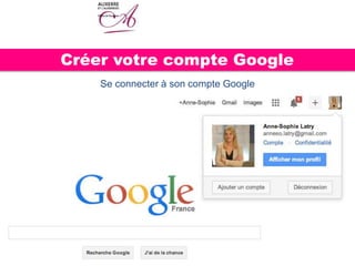 Se connecter à son compte Google
Créer votre compte Google
 