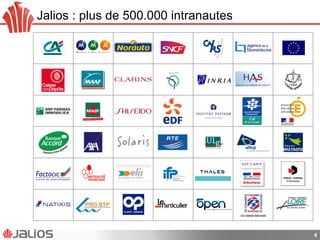 4
Jalios : plus de 500.000 intranautes
 