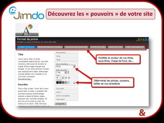 11
Découvrez les « pouvoirs » de votre site
 