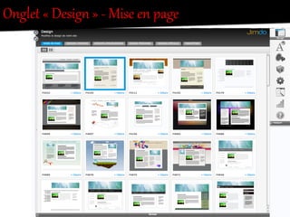 Onglet  «  Desig/  »  -­‐  Mise  en  page  
 