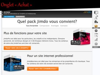 Onglet  «  Achat  »  
 