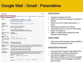 Google Mail : Gmail
 